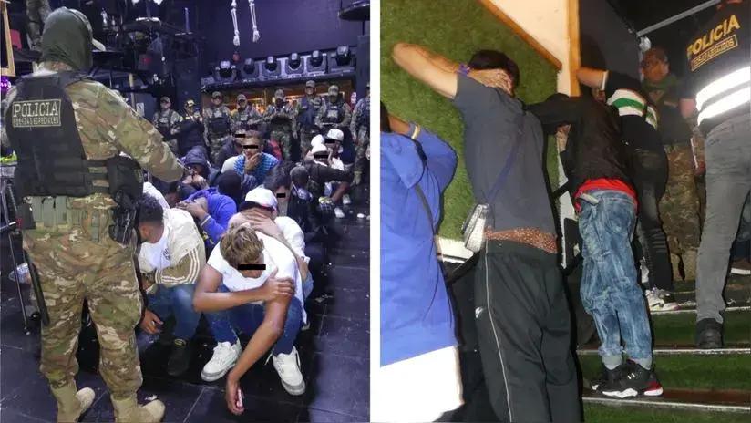 Caen ‘Los Chamos del Carro Azul’, banda dedicada a la explotación sexual: entre los 14 detenidos hay tres requisitoriados