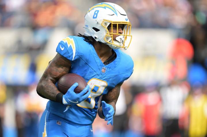 Chargers RB Omarion Hampton ruled out for Sunday’s game vs. Raiders