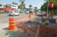 Inician trabajos para modificar ciclovía en Manzanillo