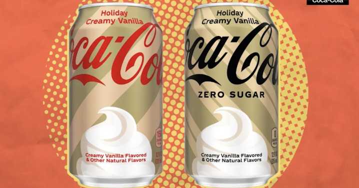 Coca-Cola launches its first limited-edition holiday drink in 5 years with creamy vanilla flavor