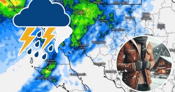 Frente frío traerá nieve, granizo y temperaturas cercanas a los 0°C en Sonora: autoridades alertan por vientos de hasta 70 km/h y lluvias eléctricas del 14 al 16 de noviembre
