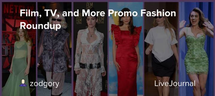 Film, TV, and More Promo Fashion Roundup: ohnotheydidnt