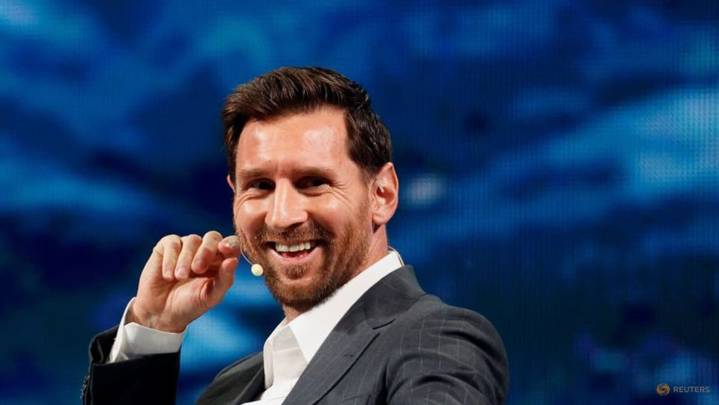 Messi visits Barca's revamped Camp Nou, hopes to return