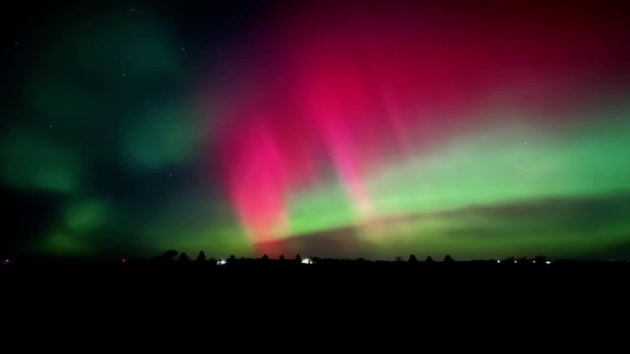 Northern Lights display brightly across the skies for first time in years