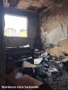Una persona herida por inhalación de humo en el incendio de su piso en la calle Gerardo de Alvear de Santander