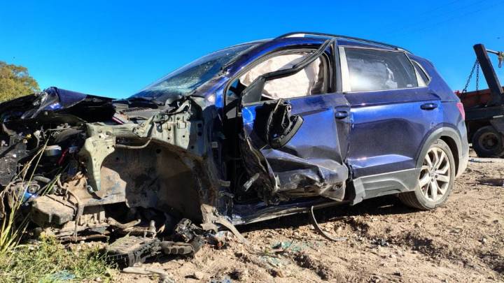 Chocó contra un camión de residuos en las inmediaciones del basural y está grave