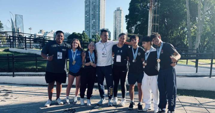 Salta brilló en el Nacional de Pesas con una lluvia de medallas