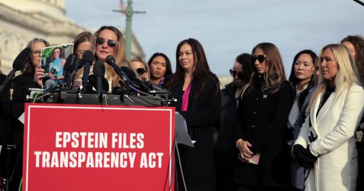 Epstein survivors speak out ahead of House vote on Epstein files release