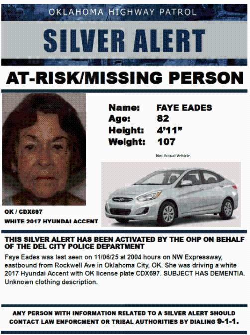 Silver Alert issued for 82