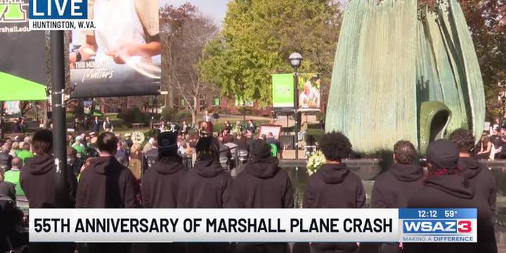 55th anniversary of Marshall plane crash