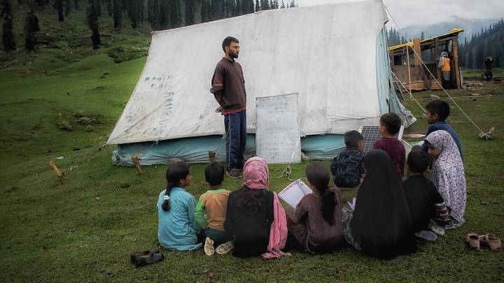 In the meadows of Jammu & Kashmir, education migrates with the tribe