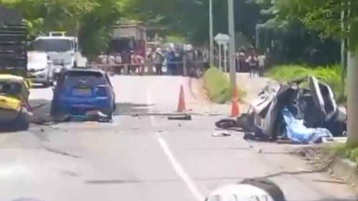 Así fue el fatal accidente en la vía Bogotá-Girardot que dejó dos personas muertas y varios heridos