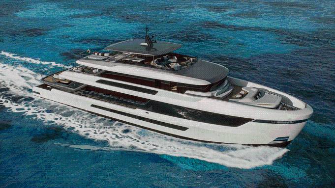 Extra's New 130-Foot Superyacht Is Like a Floating Triplex Apartment