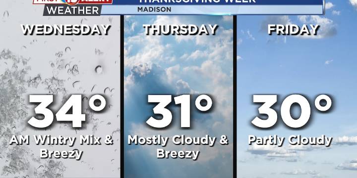 Mild end of the weekend gives way to holiday cold snap