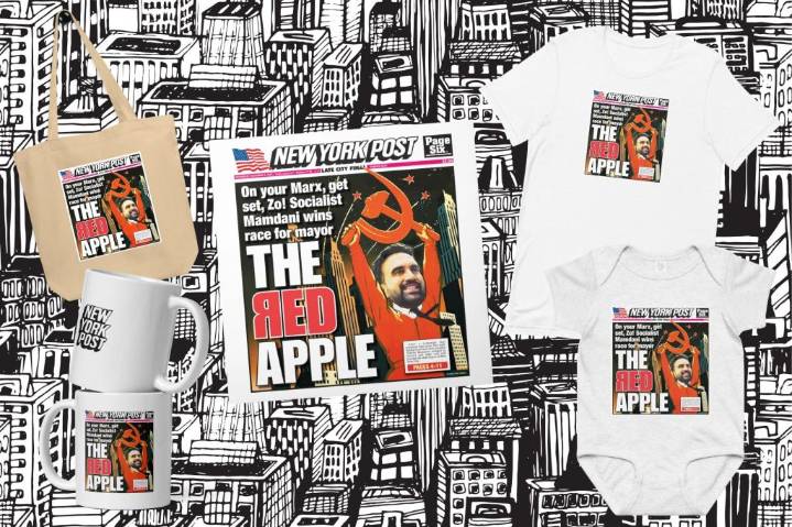 We turned our pun-filled mayor Mamdani cover into commemorative merch