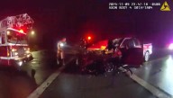 Warwick police bodycam footage shows aftermath of alleged DUI crash into firetruck