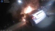 BWC: Texas officers pull trapped driver from burning vehicle