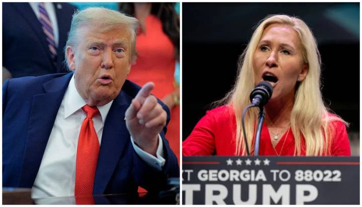 Donald Trump Celebrates Marjorie Taylor Greene’s Resignation Amid Their Big Beautiful Beef