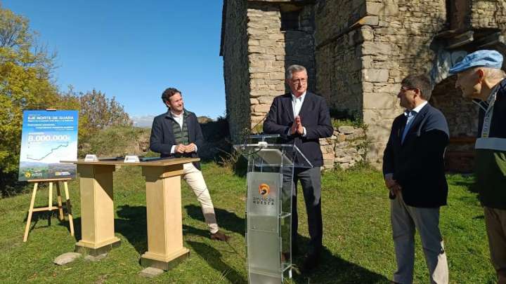 El Eje Norte de Guara se empezará a construir en 2026 si hay presupuestos