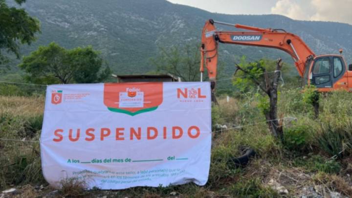 Suspenden obra en el cerro del Topo Chico