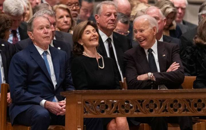 Mourners honor Cheney’s security legacy and stand against Trump