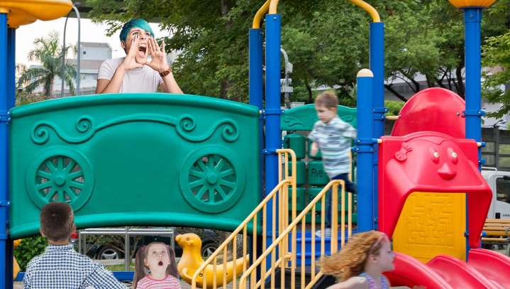 Out-Of-Work Teacher Forced To Shout Out Her Sexual Preferences To Random Kids At The Playground