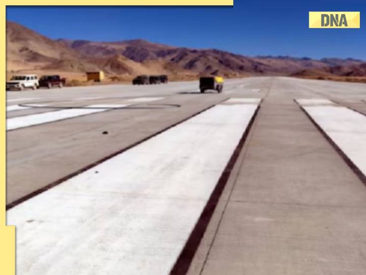 Nyoma Airbase near China border operational now: How India's highest airfield in