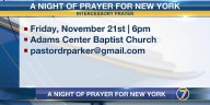 Public invited to attend 'A Night of Prayer for New York'