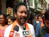 G. Kishan Reddy campaigns door-to-door in Jubilee Hills