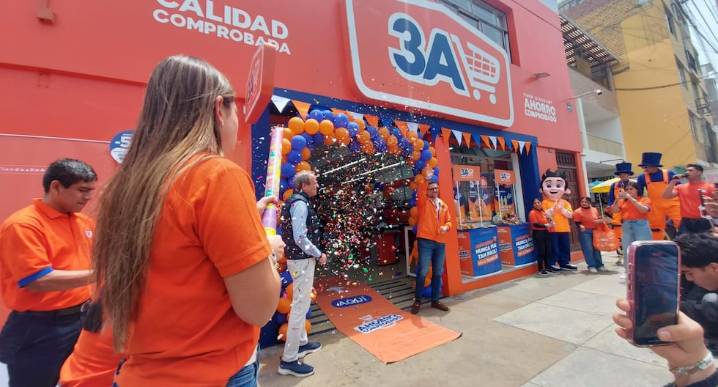 Tiendas 3A de AJE alcanza las 200 tiendas y alista una expansión más agresiva para 2026