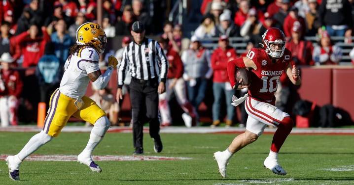 LSU’s upset bid falls short at Oklahoma in a loss to end the regular season