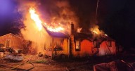 Blaze destroys vacant house on Norfolk Avenue