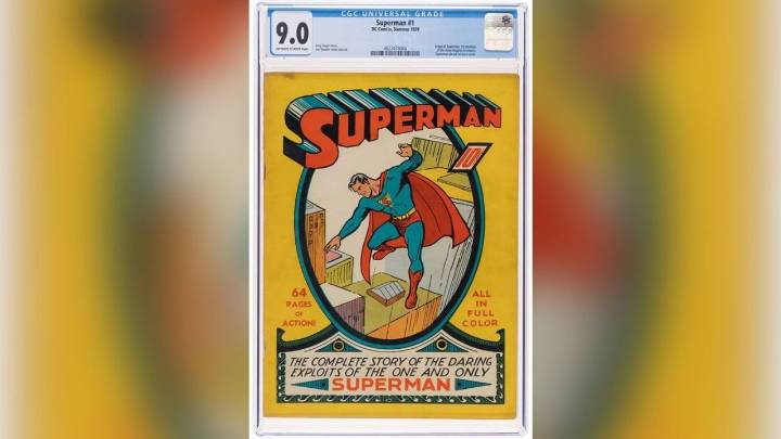 Ejemplar de "Superman #1" se vende por más de 9 mdd