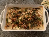 I make the same potato casserole every Thanksgiving. My family raves about it, it looks good, and it's so easy to make.