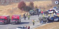 Indiana National Guardsman dead, 3 more injured after crash in central Indiana
