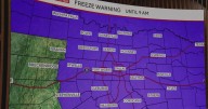 North Texans wake up to below freezing temperatures Monday