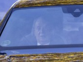 El Rey Juan Carlos I llega al Palacio de El Pardo