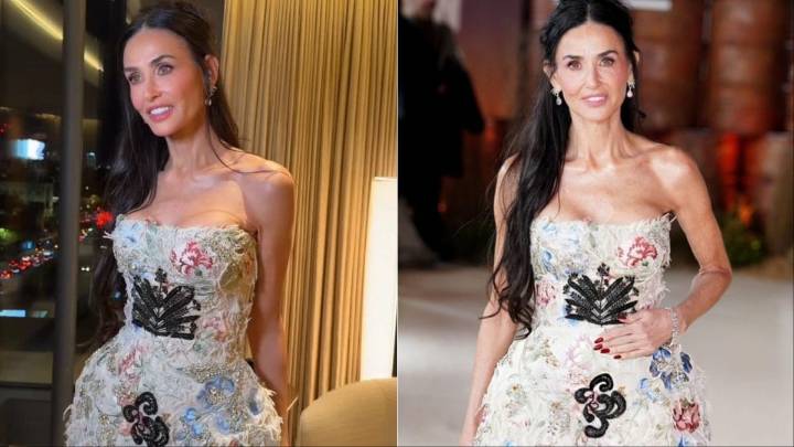 Demi Moore’s Sculptural ERDEM Gown Steals The Spotlight At Landman Premiere