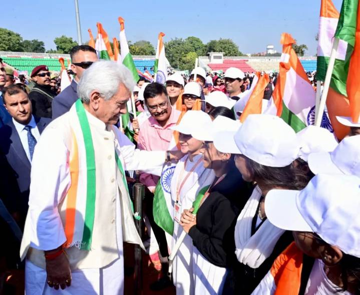 J&K secures 1st Rank Nationwide in 150th Year National Song Celebrations: LG Sinha