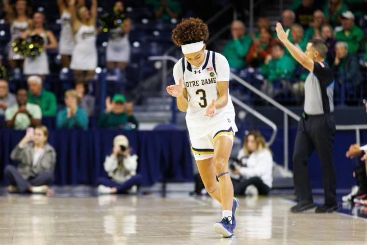 Deadspin | Women's Top 25 roundup: Hannah Hidalgo, No. 15 Irish rout FDU
