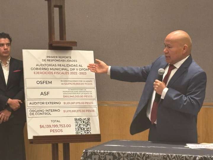 Por daño a la hacienda pública de Tlalnepantla se levantaron 14 denuncias penales contra ex funcionarios