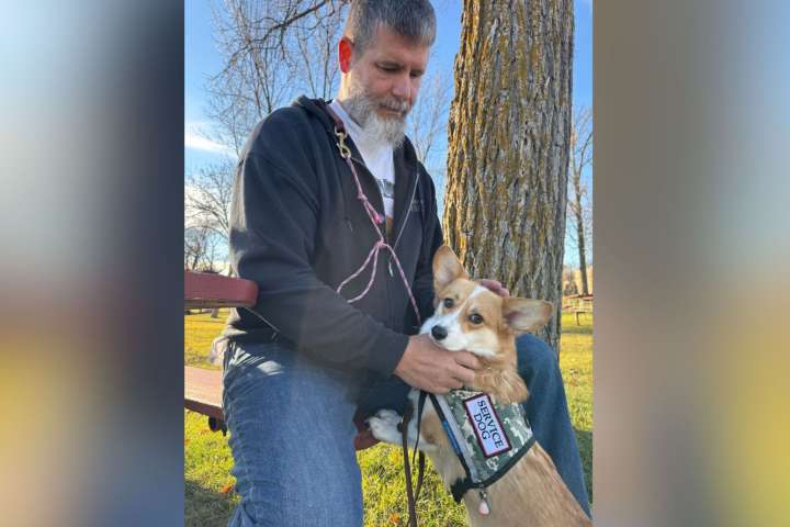 Vergas veteran and little 'recruit' join the mission in the battle for veteran wellness