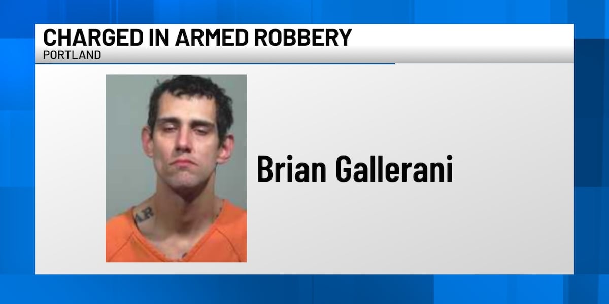 Portland man charged in armed robbery at Falmouth Walmart, police say