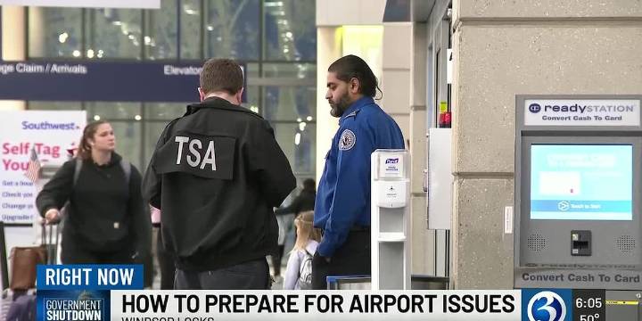 Travelers with canceled flights come to Connecticut airports