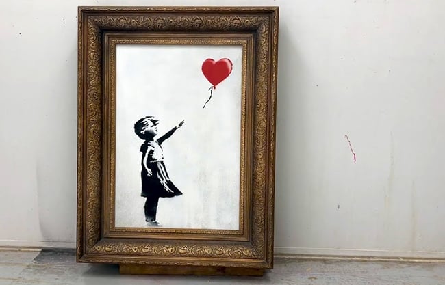 Ladrón de ‘Niña con globo’ de Banksy es sentenciado a 13 meses de cárcel