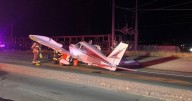 Small plane makes emergency landing in Colorado on street in Castle Rock