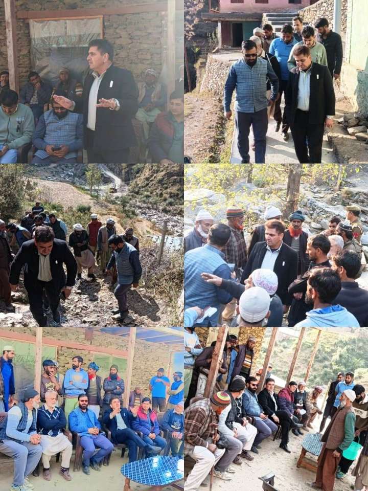 DDC Chairman Doda reviews ongoing development works in Panchayat Katyara