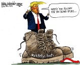 Cartoon: Room for the bone spurs