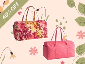 Vera Bradley has 40% off a duffle that will fit everything you need in time for busy travel days