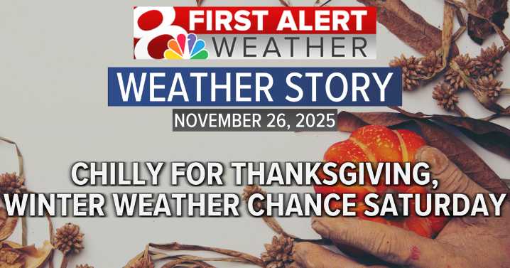 Forecast: Cold for Thanksgiving, tracking this weekend's storm system